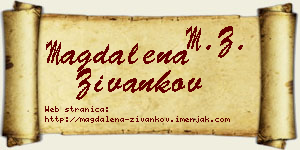 Magdalena Živankov vizit kartica